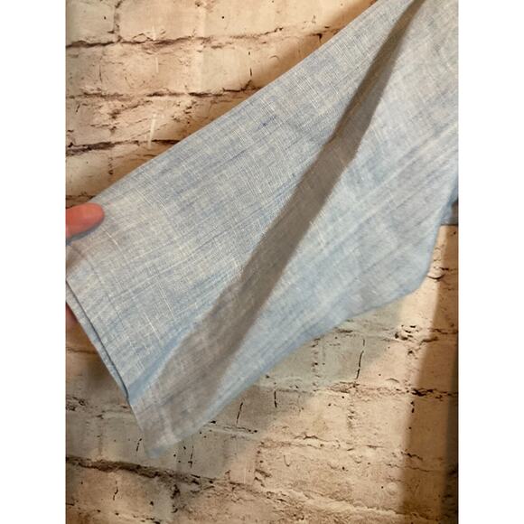 CTC Linens Top Womens XL Icy Blue Lagenlook Tunic Beachy Lightweight Boxy - Picture 13 of 13